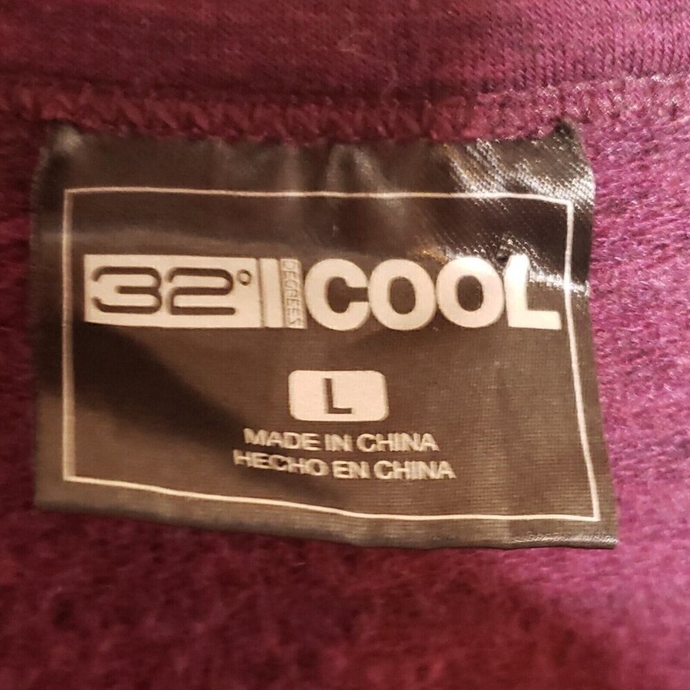 32 Degrees Cool Womens Purple Sleeveless Sweatshirt Dress Large - Picture 4 of 6